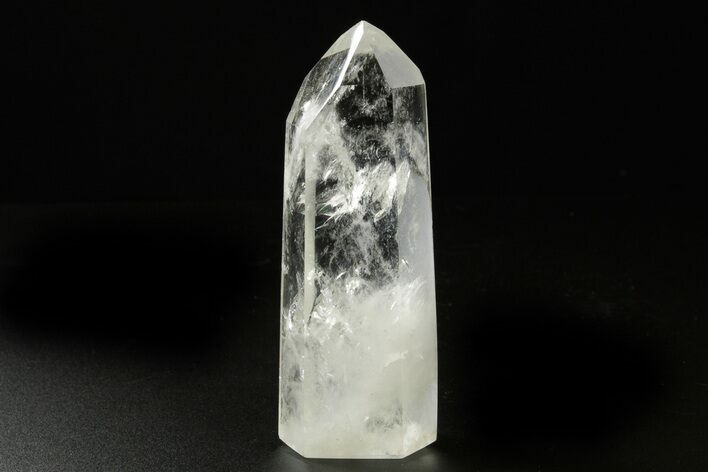Polished Clear Quartz Crystal Tower - Madagascar #383849
